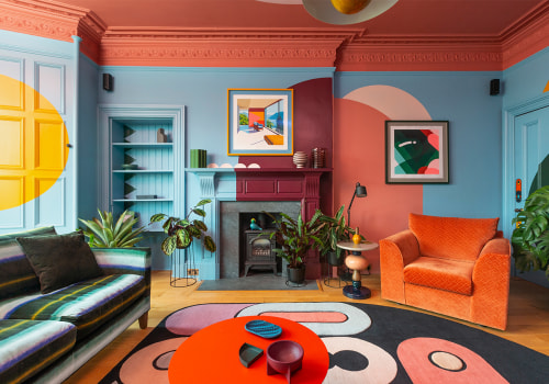 What are some tips for decorating a house with bold colors?